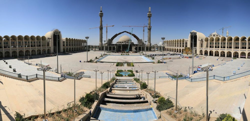 ساخت ایوان مسجد جامع مصلای امام خمینی(ره)