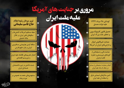 مروری بر جنایت های آمریکا علیه ملت ایران