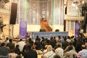 گزارش تصویری/ احیای شب قدر ۱۹ ماه مبارک رمضان در مصلای امام خمینی(ره) تهران
